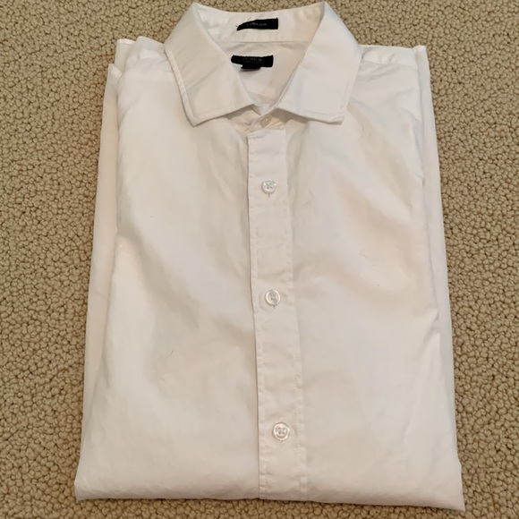 J. Crew Shirts Like New Jcrew Mens Medium 0 Cotton White Dress